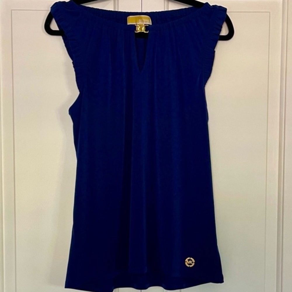 Michael Kors: Blue Tank Top